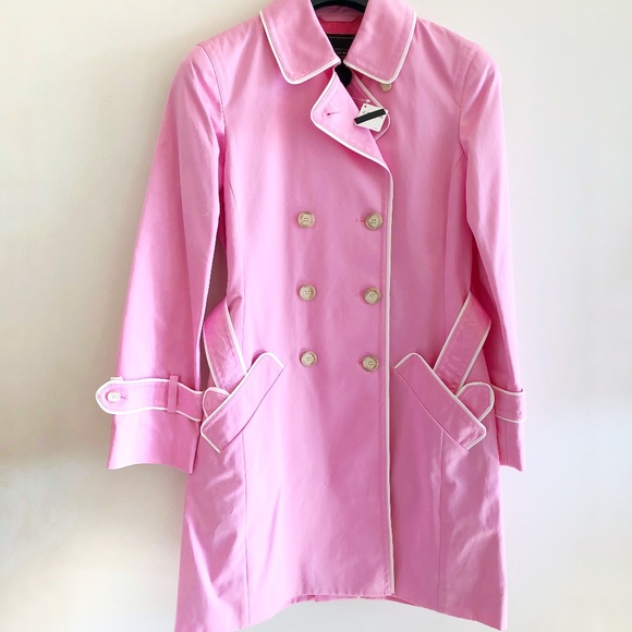 Coach Pink Trench Coat💗NWT💗